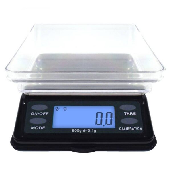 DIPSE MTW SERIE - Mini Tischwaage mit Schutzdeckel - 500g