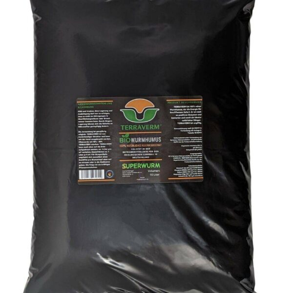 BIO Wurmhumus - natürlich biologisch organisch chemiefrei - 10 liter wurmhumus kaufen