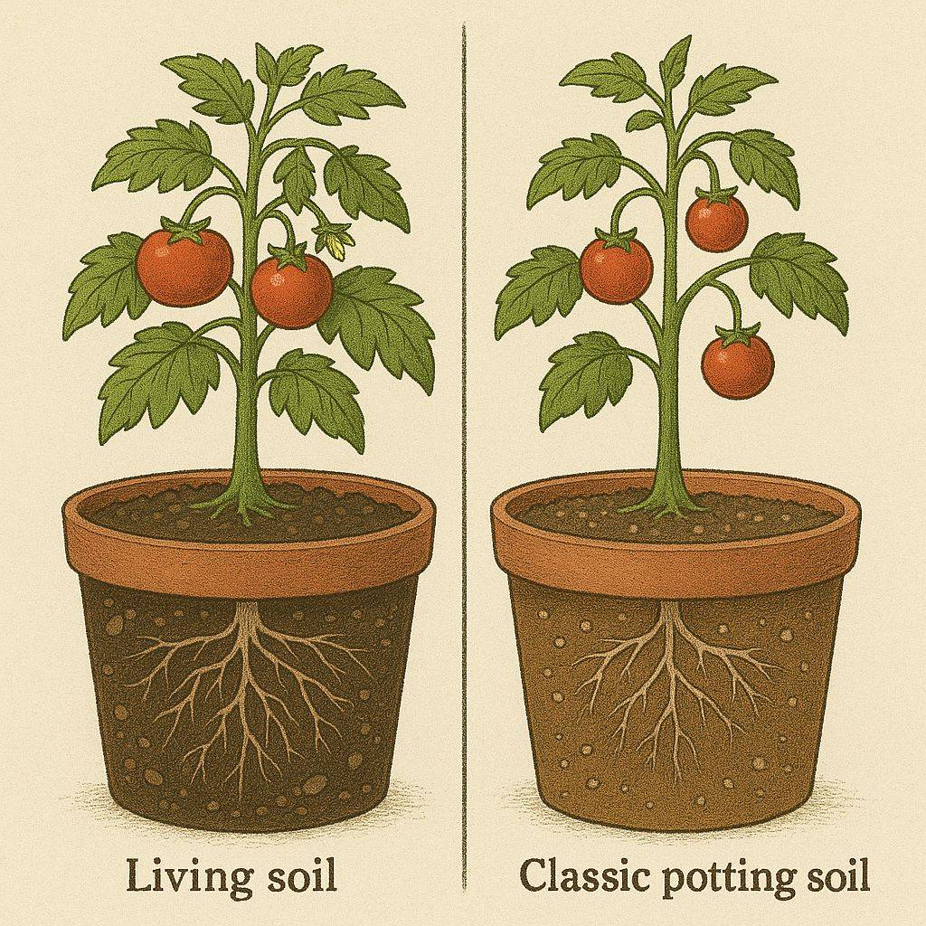Lebende Erde vs klassische Blumenerde im Grow-Vergleich