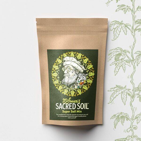 Organic DIY Super Soil Mix von Soma Seeds – Für natürlichen, nährstoffreichen Anbau - für 50 Liter