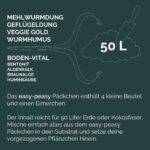Kräftig wachsende Jungpflanze nach Anwendung des Bio-Starterkits
