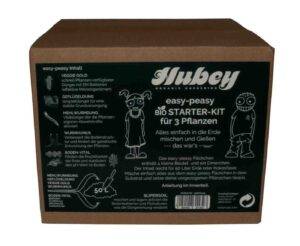 Nachhaltig verpacktes Hubey Easy‑Peasy Starter Kit für organisches Gärtnern